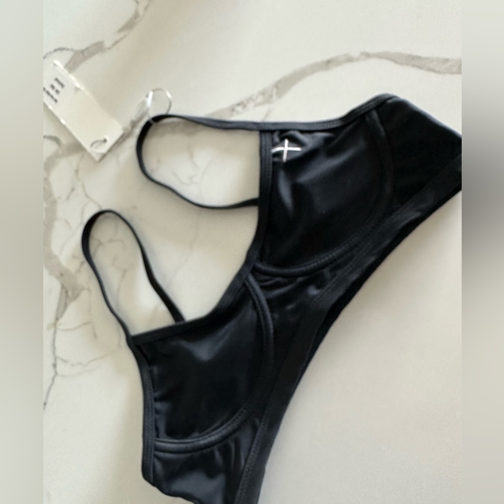 Boutine LA black bikini top new stitch small